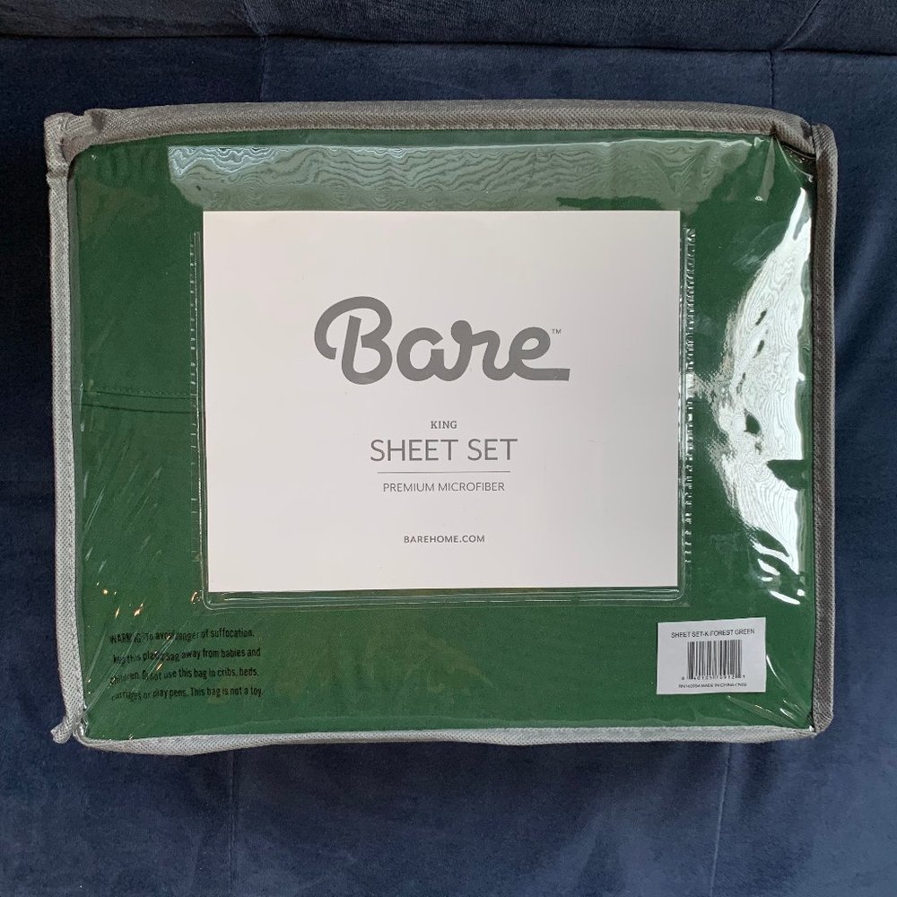 King Forest Green Super Soft Microfiber Sheet Set